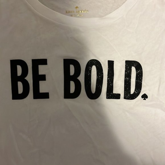 Be Bold Kate Spade T-shirt X-Small - Picture 4 of 5